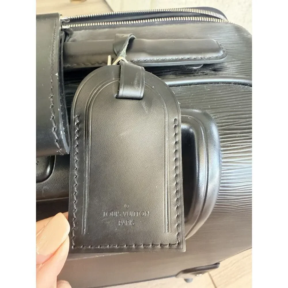 Louis Vuitton Epi Pegase 50 Pre-Loved Travel Bag Black LSaja Cover Included